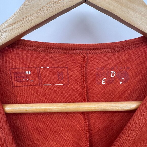 Mountain Hardwear Long Sleeve Crew Shirt Womens‎ Medium Rust Polyester - Picture 6 of 10